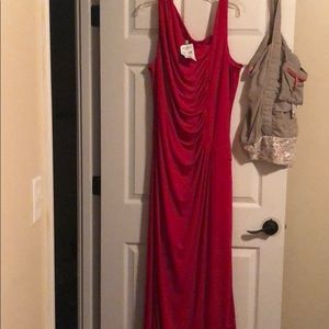 Calvin Klein Red Gown